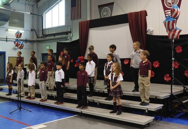 Second-graders host special guests on Veterans Day